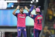 Sandeep Sharma and Sanju Samson. (Credits: Twitter)